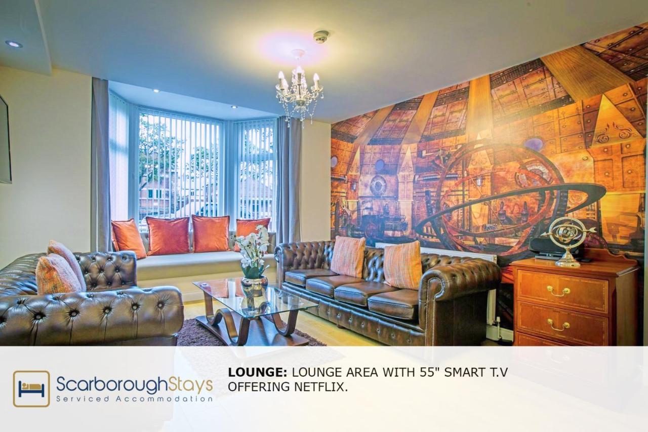Scarborough Stays - Luxury Townhouse Ideal For Large Groups - Hot Tub Exterior foto