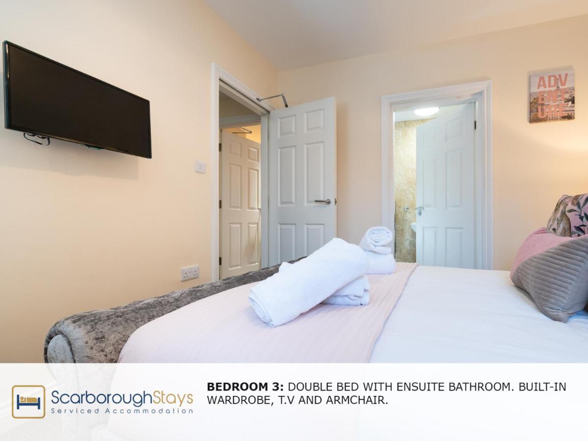 Scarborough Stays - Luxury Townhouse Ideal For Large Groups - Hot Tub Exterior foto
