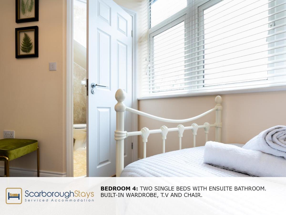 Scarborough Stays - Luxury Townhouse Ideal For Large Groups - Hot Tub Exterior foto